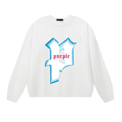 Purple 2024  Men's Long-Sleeve T-shirt Sweatshirt 1151