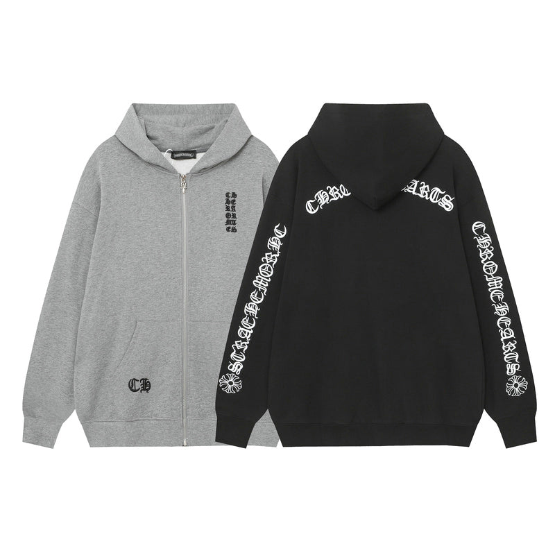 C H Zip Up Hoodie