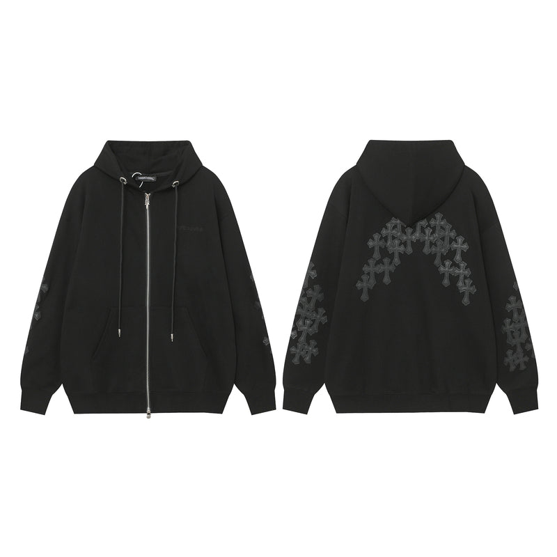 C H Zip Up Hoodie