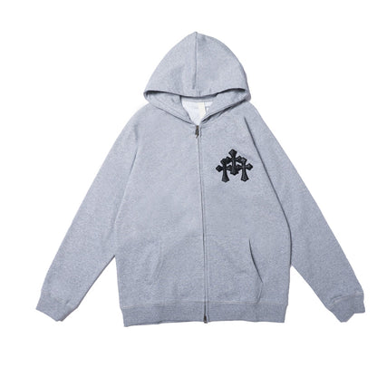 C H Zip Up Hoodie 8652