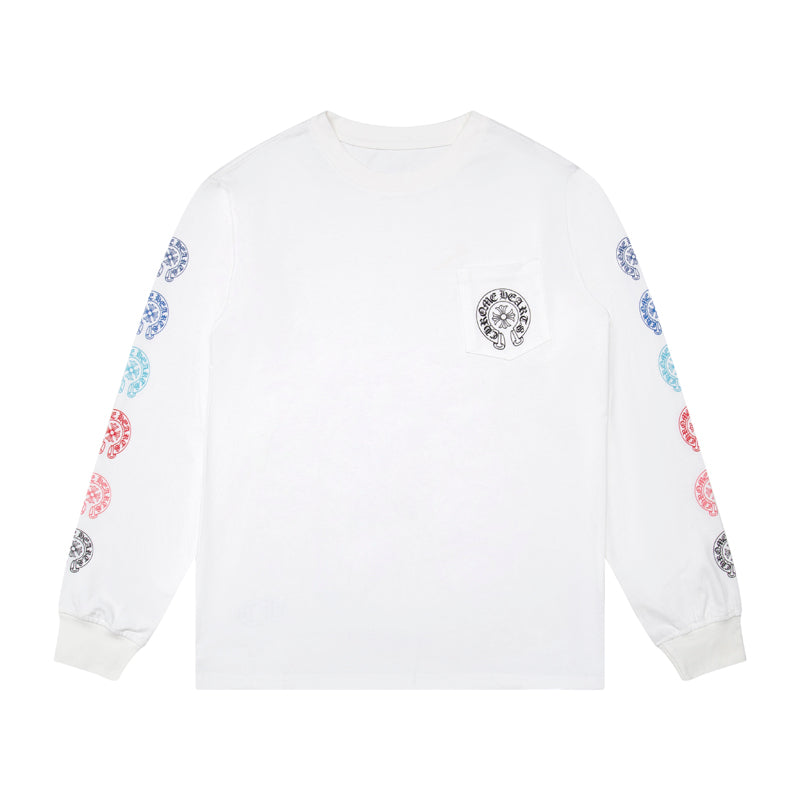 C H Men's Long-Sleeve T-shirt Sweatshirt K8009