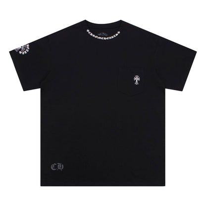 C H Neck Logo T-shirt K6022