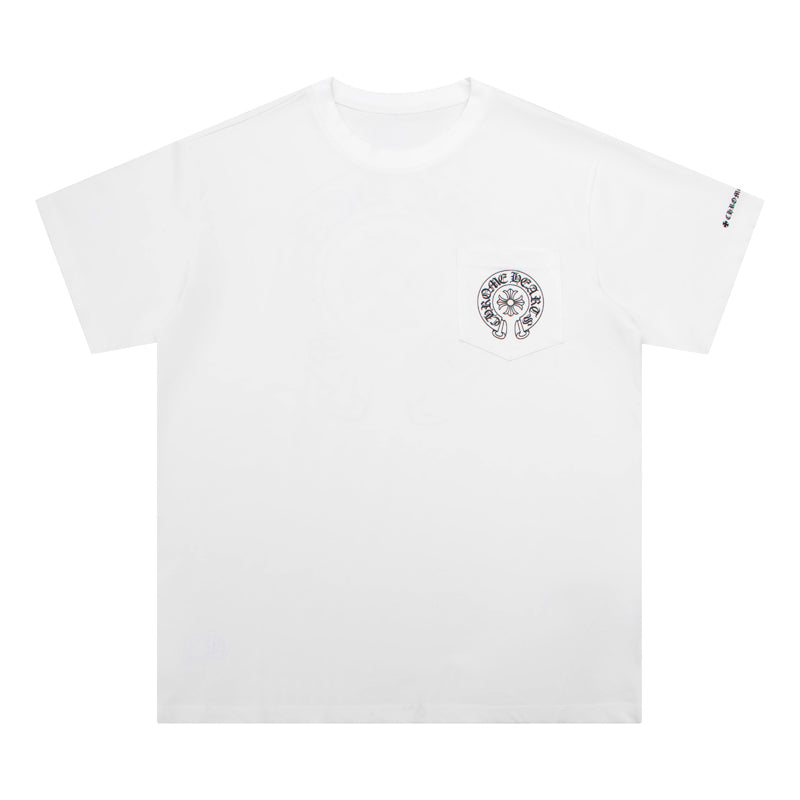 C H Horse Shoe Logo Pocket T-Shirt K6013