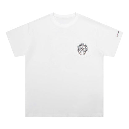 C H Horse Shoe Logo Pocket T-Shirt K6013