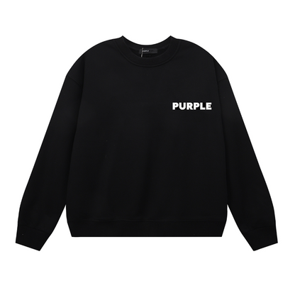 Purple 2024  Men's Long-Sleeve T-shirt Sweatshirt 1152