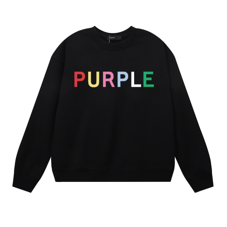 Purple 2024  Men's Long-Sleeve T-shirt Sweatshirt 1125